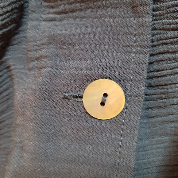 Soft Surroundings Savannah Women's Navy Crinkle Maxi Dress Petite XS - Picture 6 of 13